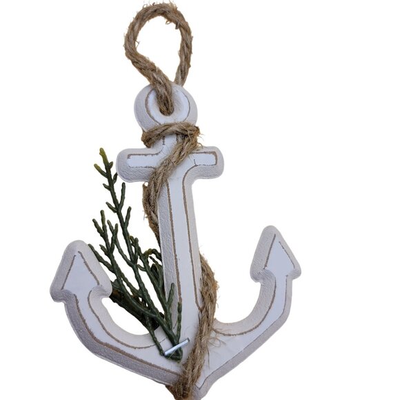 Set Of 4 Nautical-Themed Christmas Ornaments - Anchor Cruise Ship & Star VL1012 - Picture 3 of 6